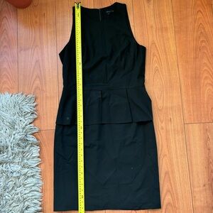 Theory black wool dress size 10